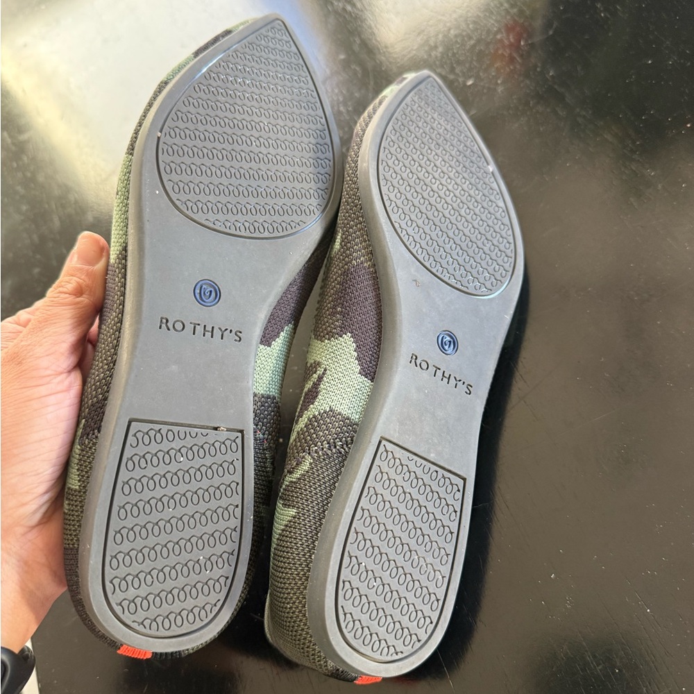 Rothy's Green Camouflage Flats - Picture 5 of 6